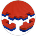 Alessco, Inc. Alessco, Inc. Jumbo Reversible Red Royal Blue Reversible Rubber