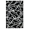 Nejad Rugs Nejad Rugs Kinetic 5 X 8 Black / white Area Rugs