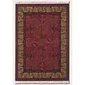 Couristan Couristan Gem 7 X 10 Tree Of Life Bordeaux Area Rugs