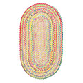 Capel Rugs Capel Rugs Cutting Garden 9x13 Oval Buttercup Area Rugs