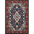 Nejad Rugs Nejad Rugs Bucks County - Heriz 3 X 8 Runner Navy / burgundy Area