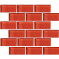 Crossville Crossville Glass Blox Brick Mosaic Flame Tile  &  Stone