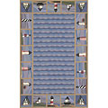KAS Oriental Rugs. Inc. Kas Oriental Rugs. Inc. Colonial 5 X 8 Colonial Blue Lighthouse