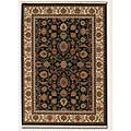 Couristan Couristan Taj Mahal 7 X 10 Floral Bidjar Black Area Rugs