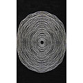 Foreign Accents Foreign Accents Bistro Luxe 5 X 8 Bistro Lux Black Area Rugs