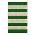 Nejad Rugs Nejad Rugs Boardwalk Stripes 8 X 11 Emerald / ivory Area Rugs