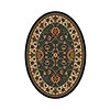 Milliken Milliken Sumero 5 X 8 Oval Ebony Area Rugs