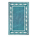 Nejad Rugs Nejad Rugs Fish Border 8 X 11 Teal Area Rugs
