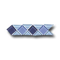 Original Style Original Style Large Triangle  &  Square Clear Glass Borders Calca