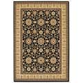 Couristan Couristan Chanterelle 2 X 8 Runner Garden Tabriz Black Area Rugs