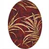 Milliken Milliken Rainforest 4 X 5 Oval Russet Area Rugs