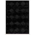 Couristan Couristan Focal Point 2 X 6 Runner Precision Black Area Rugs