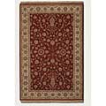 Couristan Couristan Jangali 2 X 8 Runner Kerman Vase Red Ivory Area Rugs