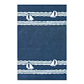 Nejad Rugs Nejad Rugs Sailboat 5 X 8 Navy Area Rugs