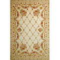 KAS Oriental Rugs. Inc. Kas Oriental Rugs. Inc. Jewel 2 X 8 Jewel Ivory Floral Trellis A