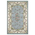 Nejad Rugs Nejad Rugs Floral Garden 3 X 6 Floral Aubuson Light Blue / ivory A