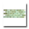 Tilecrest Tilecrest Transparent Series Mosaic Metallic White Tile  &  Stone