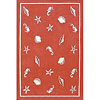 Nejad Rugs Nejad Rugs Shells  &  Seahorses 8 X 11 Coral Area Rugs