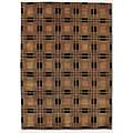 Couristan Couristan Pokhara 6 X 8 Frameworks Bronze Area Rugs