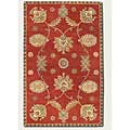 Couristan Couristan Dynasty 3 X 4 All Over Persian Vine Red Area Rugs