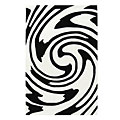 Nejad Rugs Nejad Rugs Jazzy 4 X 6 White / black Area Rugs
