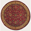 Couristan Couristan Royal Imperial 9 Round Polonaise Brick Red Area Rugs