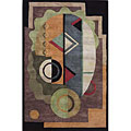 KAS Oriental Rugs. Inc. Kas Oriental Rugs. Inc. Indira 4 X 5 Runner Indira Black Circles