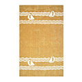Nejad Rugs Nejad Rugs Sailboat 5 X 8 Yellow Area Rugs