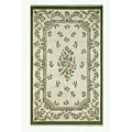 Nejad Rugs Nejad Rugs French Country 3 X 5 Floral Aubuson Ivory / emerald Are