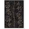 Couristan Couristan Charisma 2 X 4 Ivy Leaf Black Area Rugs