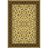 Central Oriental Central Oriental Sarouk 5 X 5 Sarouk Ivory Black Area Rugs