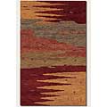 Couristan Couristan Vogue 4 X 5 Summer Horizon Cardinal Rouge Area Rugs