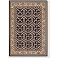 Couristan Couristan Chanterelle 6 X 9 Floral Herati Navy Area Rugs