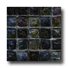 Portobello Portobello Cool Gem Mosaic 1 X 1 Anthracite Tile  &  Stone