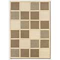 Couristan Couristan Super Indo-natural 8 X 11 Textured Squares Beige Natur