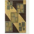 Couristan Couristan Kathmandu 9 X 13 Endeavour Multi Color Beige Area Rugs