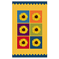 Nejad Rugs Nejad Rugs The Kids Rugs 4 X 6 Sunflower Blocks Yellow / multi Are