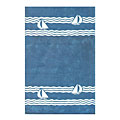 Nejad Rugs Nejad Rugs Sailboat 5 X 8 Blue Area Rugs