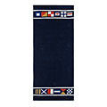 Nejad Rugs Nejad Rugs Nautical Flags 3 X 10 Runner Navy Area Rugs