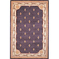 KAS Oriental Rugs. Inc. Kas Oriental Rugs. Inc. Jewel 5 X 8 Jewel Grape Fleur-de-lis Are