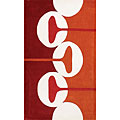 Foreign Accents Foreign Accents Festival Dots 4 X 6 Orange Red Area Rugs