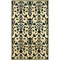 KAS Oriental Rugs. Inc. Kas Oriental Rugs. Inc. Chateau 5 X 8 Chateau Ivory / black Chloe