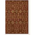 Couristan Couristan Jalore 10 X 13 Arabesque Blossom Rust Area Rugs