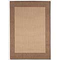 Couristan Couristan Recife 8 X 11 Checkered Field Natural Cocoa Area Rugs