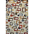 KAS Oriental Rugs. Inc. Kas Oriental Rugs. Inc. Tate Round 5 X 5 Tate Ivory Retro Frames