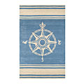 Nejad Rugs Nejad Rugs Classic Compass 5 X 8 Light Blue Area Rugs