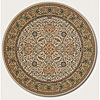 Couristan Couristan Mirage 8 Round Fantasia Ivory Area Rugs