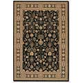 Couristan Couristan Chanterelle 5 X 8 Sarouk Black Area Rugs