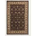 Couristan Couristan Royal Imperial 10 X 14 Floral Bijar Black Ivory Area R