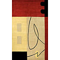 Foreign Accents Foreign Accents Festival Blocks 8 X 10 Beige Area Rugs